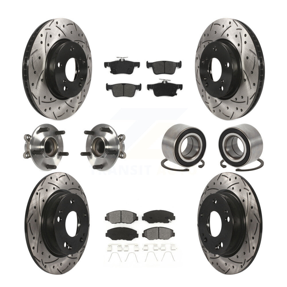 [Avant + Arrière] Kit de Roulement de roue pour Honda Civic KBB-107510