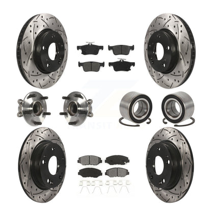 [Avant + Arrière] Kit de Roulement de roue pour Honda Civic KBB-107510