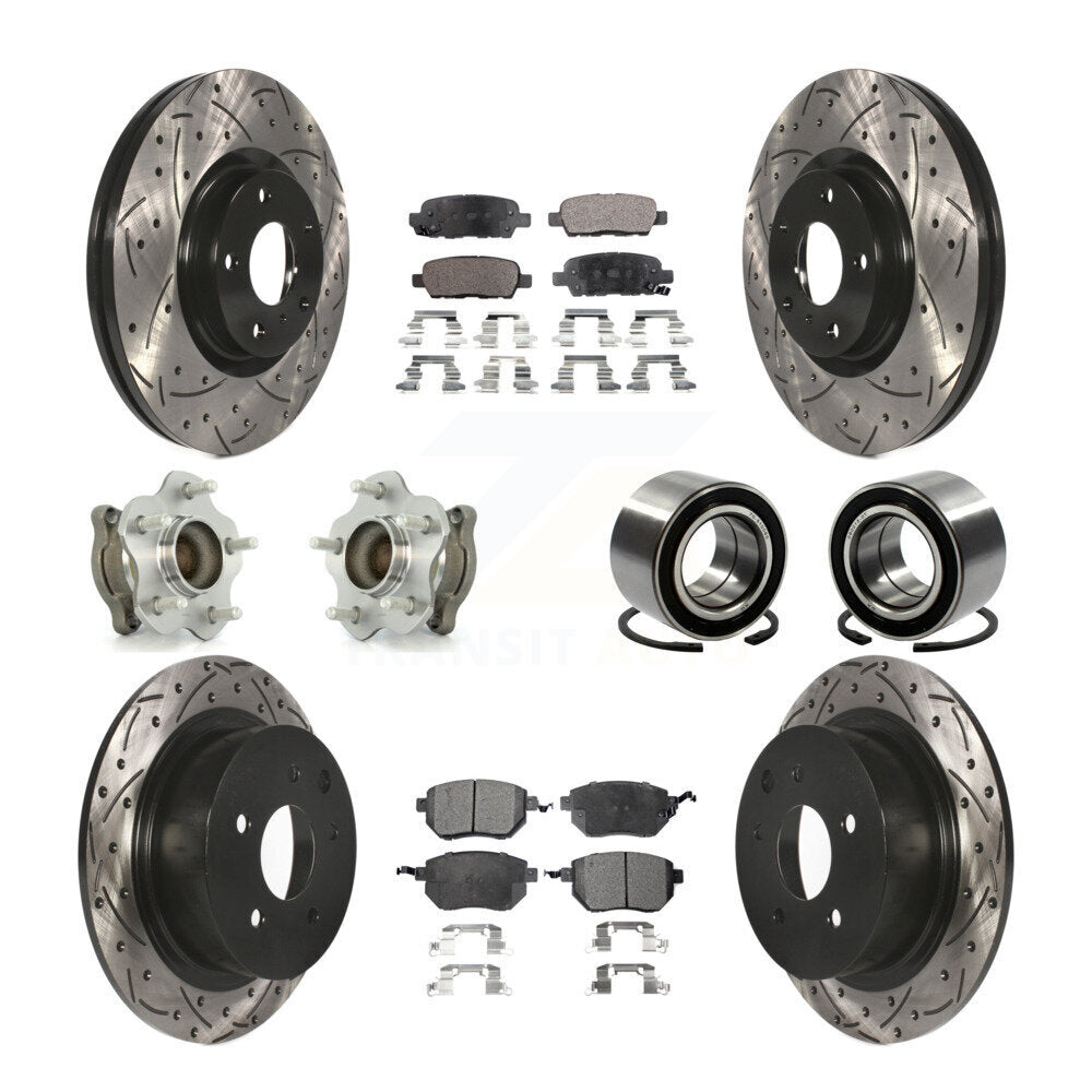 [Avant + Arrière] Kit de Roulement de roue pour Nissan Altima Maxima KBB-107518