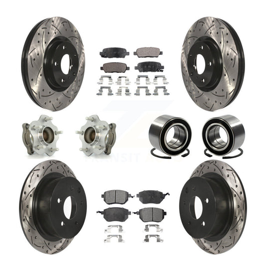 [Avant + Arrière] Kit de Roulement de roue pour Nissan Altima Maxima KBB-107518