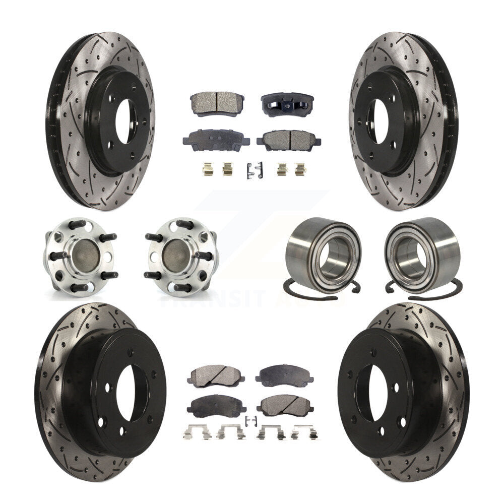 [Avant + Arrière] Kit de Roulement de roue pour Dodge Caliber KBB-107521