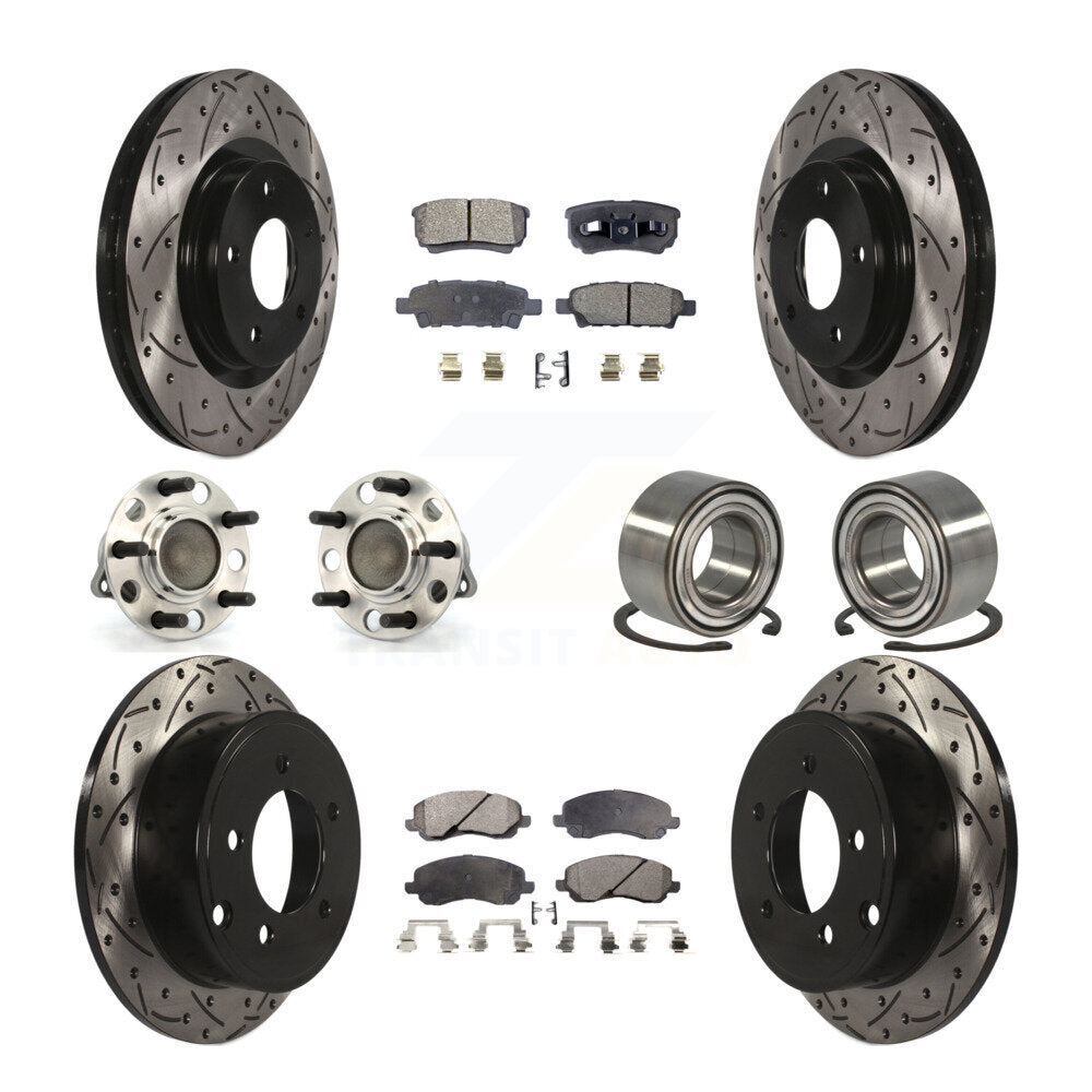 [Avant + Arrière] Kit de Roulement de roue pour Jeep Patriot Compass Dodge Caliber KBB-107524