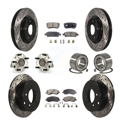 [Avant + Arrière] Kit de Roulement de roue pour Jeep Patriot Compass Dodge Caliber KBB-107524
