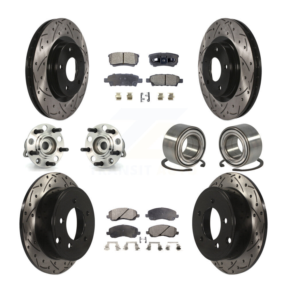 [Avant + Arrière] Kit de Roulement de roue pour Jeep Patriot Compass Dodge Caliber KBB-107526