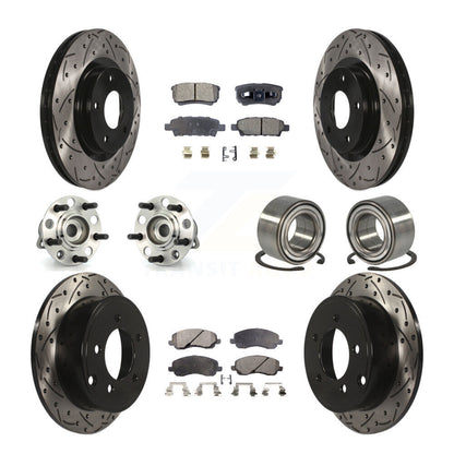 [Avant + Arrière] Kit de Roulement de roue pour Jeep Patriot Compass Dodge Caliber KBB-107526