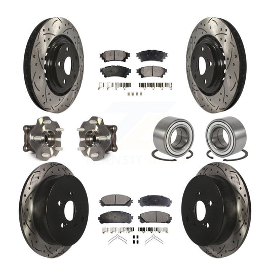[Avant + Arrière] Kit de Roulement de roue pour Toyota Highlander Lexus RX350 RX450h KBB-107533