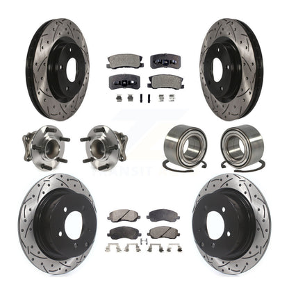 [Avant + Arrière] Kit de Roulement de roue pour Mitsubishi Outlander FWD avec 2.4L KBB-107536