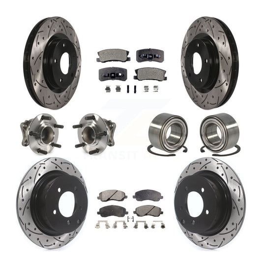 [Avant + Arrière] Kit de Roulement de roue pour Mitsubishi Outlander FWD avec 2.4L KBB-107536