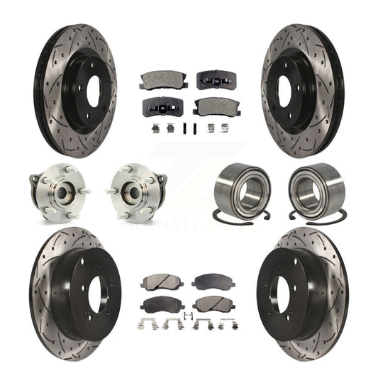 [Avant + Arrière] Kit de Roulement de roue pour Mitsubishi Outlander avec 7 Passenger Seating KBB-107542