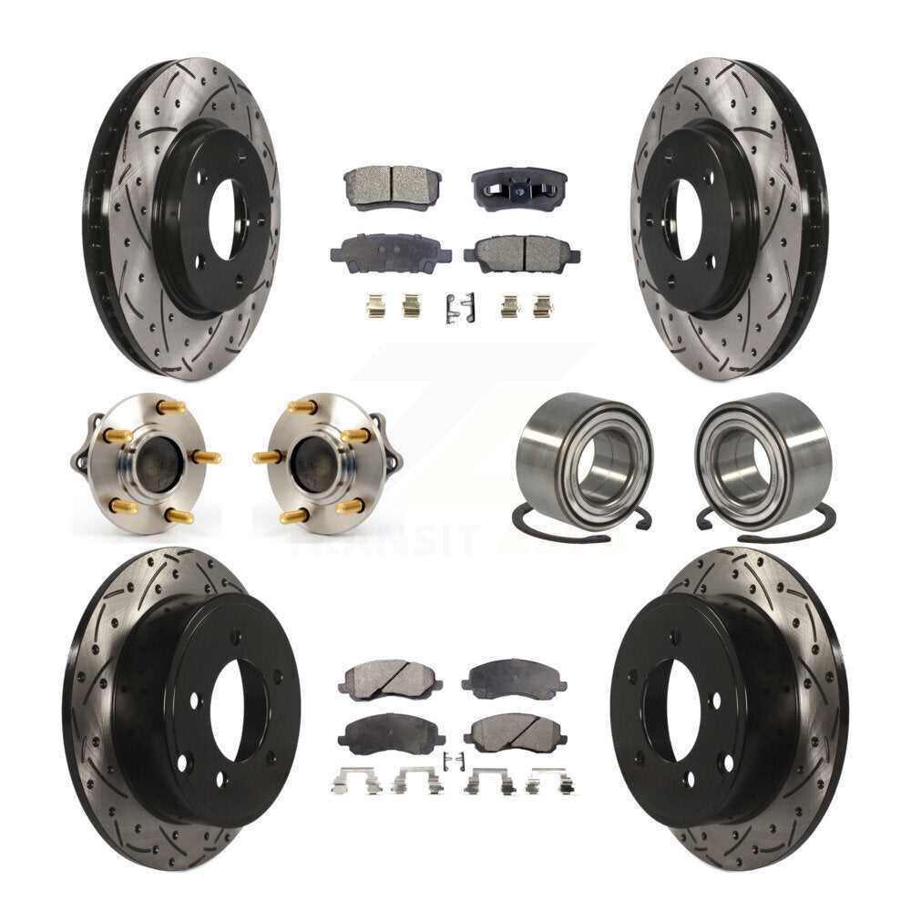 [Avant + Arrière] Kit de Roulement de roue pour Mitsubishi Lancer KBB-107544