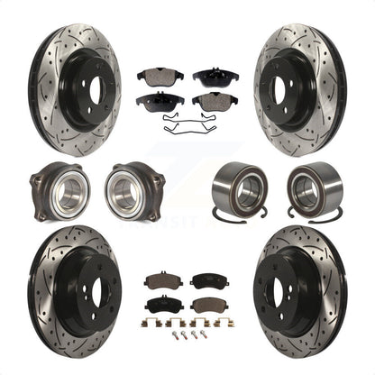 [Avant + Arrière] Kit de Roulement de roue pour Mercedes-Benz GLK350 GLK250 KBB-107549 par Transit Auto