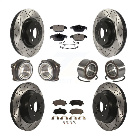 [Avant + Arrière] Kit de Roulement de roue pour Mercedes-Benz GLK350 GLK250 KBB-107549 par Transit Auto