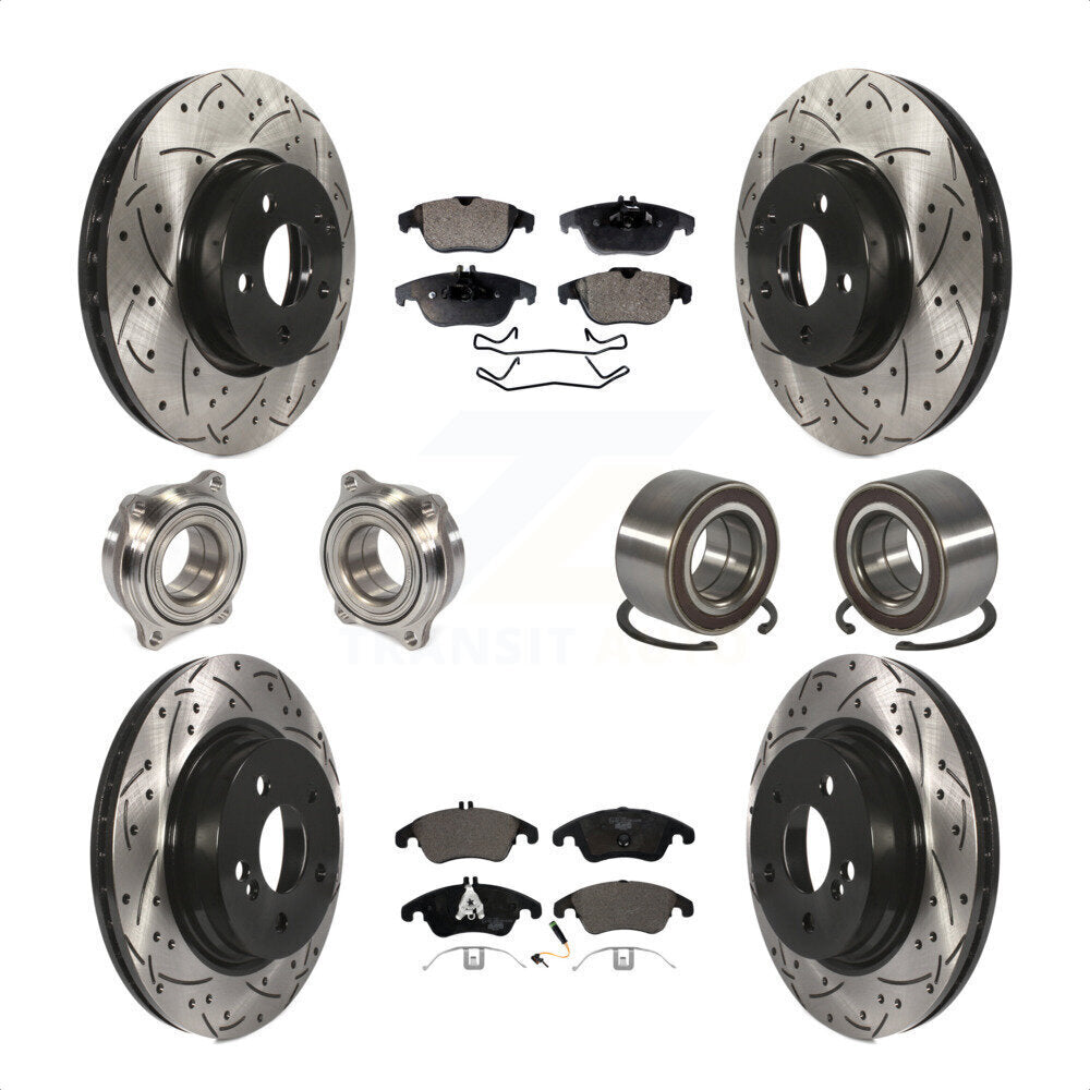 [Avant + Arrière] Kit de Roulement de roue pour Mercedes-Benz E350 C300 C350 KBB-107554 par Transit Auto