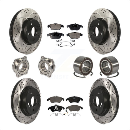 [Avant + Arrière] Kit de Roulement de roue pour Mercedes-Benz E350 C300 C350 KBB-107554 par Transit Auto