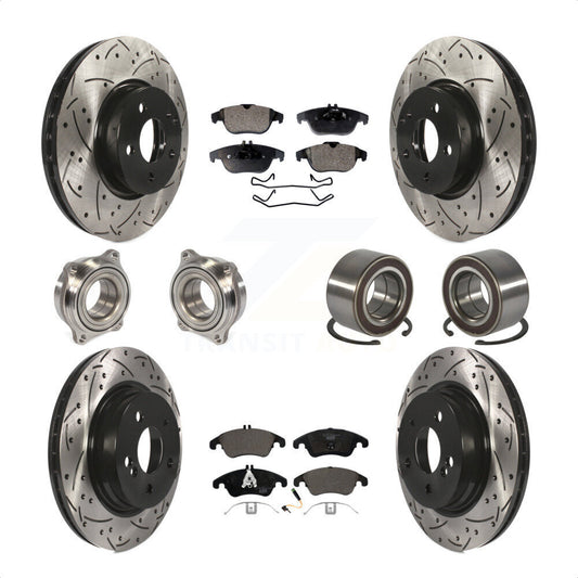 [Avant + Arrière] Kit de Roulement de roue pour Mercedes-Benz E350 C300 C350 KBB-107554 par Transit Auto