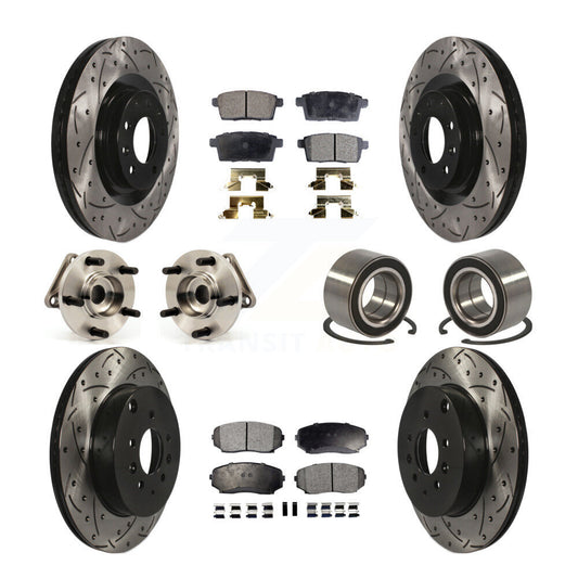 [Avant + Arrière] Kit de Roulement de roue pour 2007-2015 Mazda CX-9 AWD KBB-107558