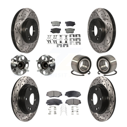 [Avant + Arrière] Kit de Roulement de roue pour Honda Civic KBB-107559