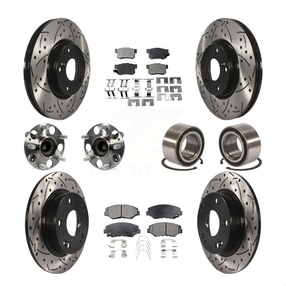 [Avant + Arrière] Kit de Roulement de roue pour Honda Civic KBB-107563 par Transit Auto