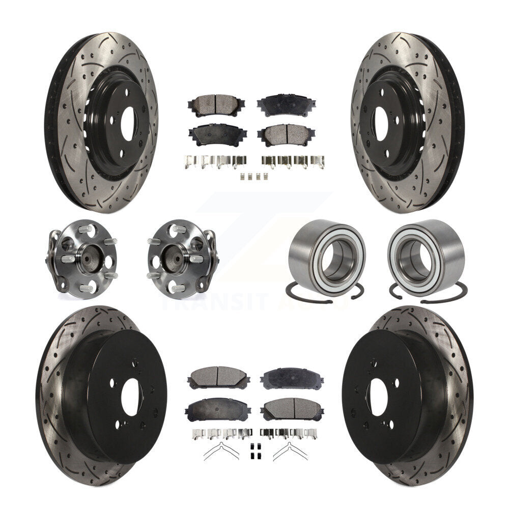 [Avant + Arrière] Kit de Roulement de roue pour 2011-2020 Toyota Sienna FWD KBB-107566