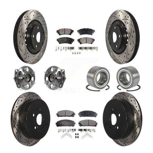 [Avant + Arrière] Kit de Roulement de roue pour 2011-2020 Toyota Sienna FWD KBB-107566