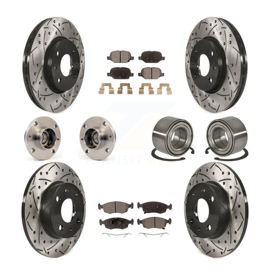 [Avant + Arrière] Kit de Roulement de roue pour Fiat 500 KBB-107569