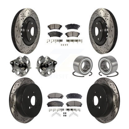 [Avant + Arrière] Kit de Roulement de roue pour 2011-2020 Toyota Sienna AWD KBB-107570