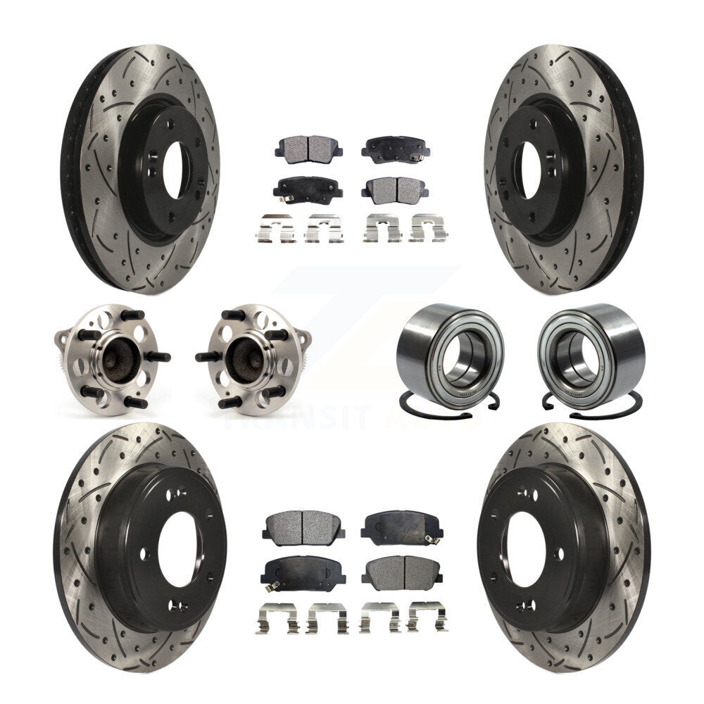 [Avant + Arrière] Kit de Roulement de roue pour Hyundai Veloster Kia Forte Koup KBB-107571