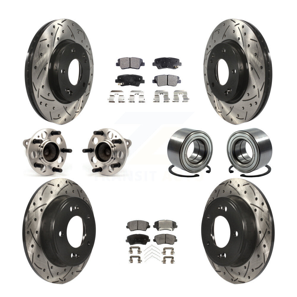 [Avant + Arrière] Kit de Roulement de roue pour Kia Forte Hyundai Elantra GT Forte5 KBB-107577