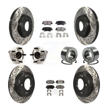 [Avant + Arrière] Kit de Roulement de roue pour Kia Forte Hyundai Elantra GT Forte5 KBB-107577
