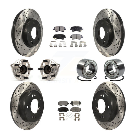[Avant + Arrière] Kit de Roulement de roue pour Kia Forte Hyundai Elantra GT Forte5 KBB-107577