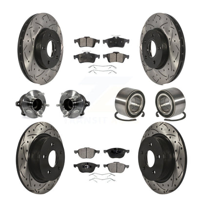 [Avant + Arrière] Kit de Roulement de roue pour Ford C-Max sans Parking Assist KBB-107580