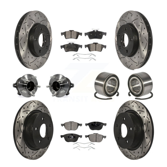[Avant + Arrière] Kit de Roulement de roue pour Ford C-Max sans Parking Assist KBB-107580