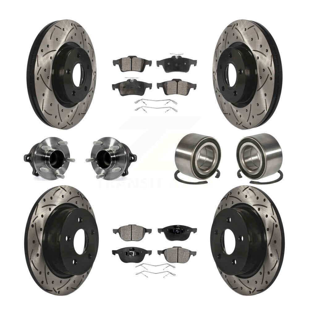 [Avant + Arrière] Kit de Roulement de roue pour Ford Escape C-Max sans Parking Assist KBB-107583