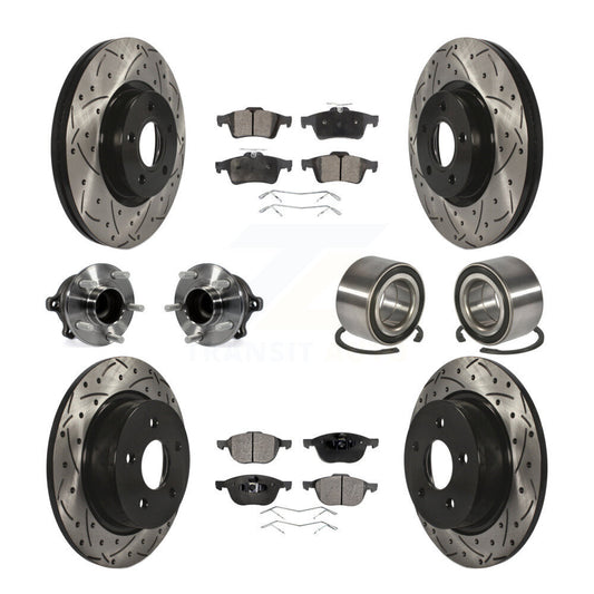 [Avant + Arrière] Kit de Roulement de roue pour Ford Escape C-Max sans Parking Assist KBB-107583