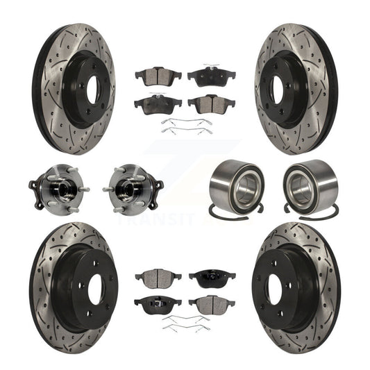 [Avant + Arrière] Kit de Roulement de roue pour 2015-2016 Ford Escape AWD avec 2.5L KBB-107587