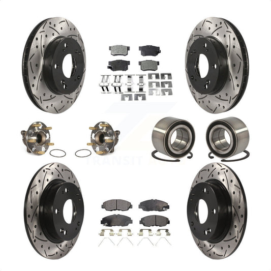 [Avant + Arrière] Kit de Roulement de roue pour Honda Civic KBB-107590 par Transit Auto