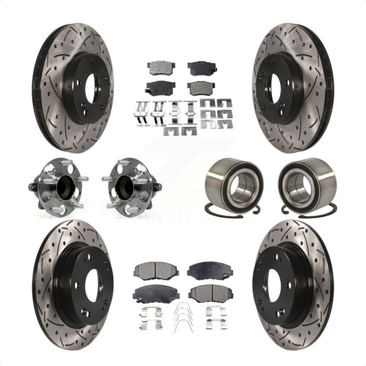 [Avant + Arrière] Kit de Roulement de roue pour Honda Civic KBB-107591 par Transit Auto