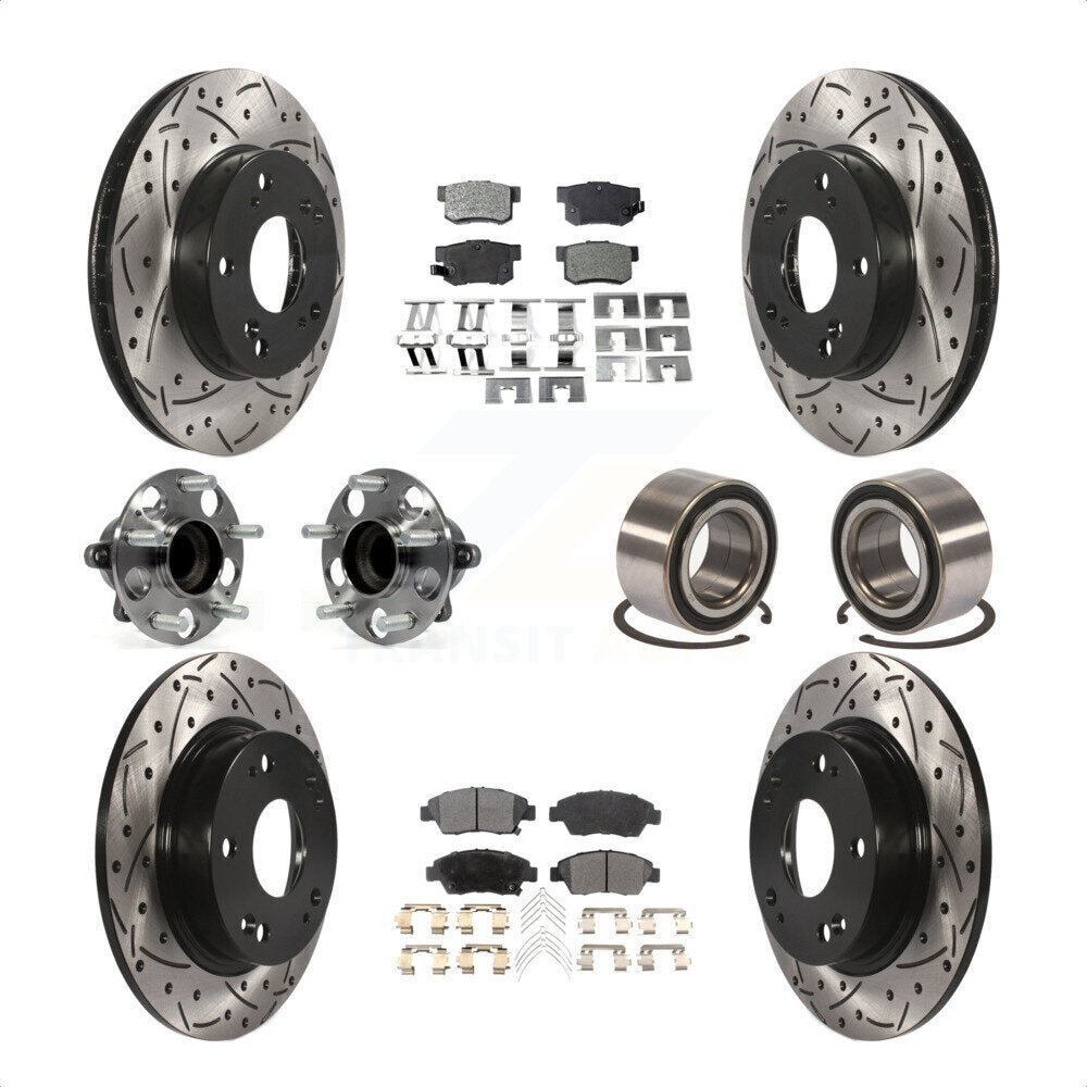 [Avant + Arrière] Kit de Roulement de roue pour 2015 Acura ILX 1.5L KBB-107595 par Transit Auto