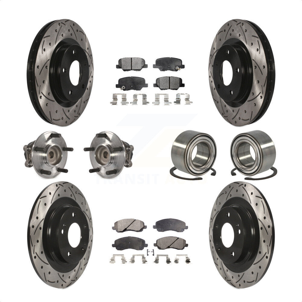 [Avant + Arrière] Kit de Roulement de roue pour Mitsubishi Outlander Sport RVR KBB-107605 par Transit Auto