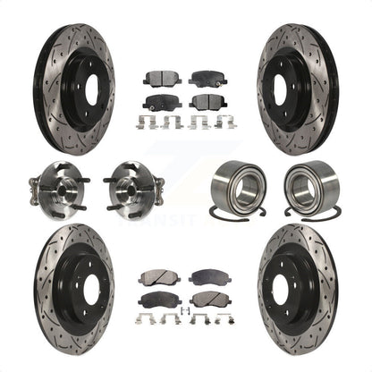 [Avant + Arrière] Kit de Roulement de roue pour Mitsubishi Outlander Sport RVR KBB-107606 par Transit Auto