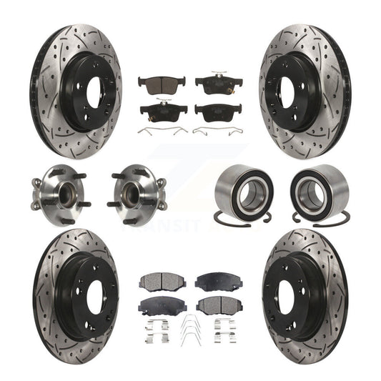 [Avant + Arrière] Kit de Roulement de roue pour Honda Civic KBB-107607
