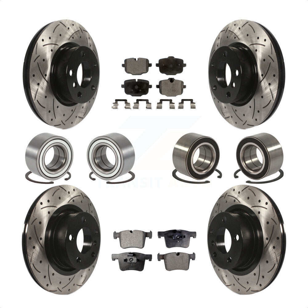 [Avant + Arrière] Kit de Roulement de roue pour 2012 BMW X3 From 10 11 KBB-107611 par Transit Auto