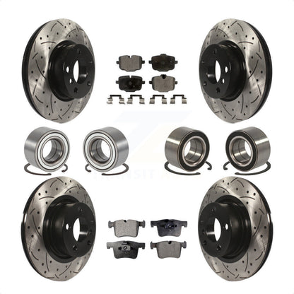 [Avant + Arrière] Kit de Roulement de roue pour 2012 BMW X3 From 10 11 KBB-107611 par Transit Auto