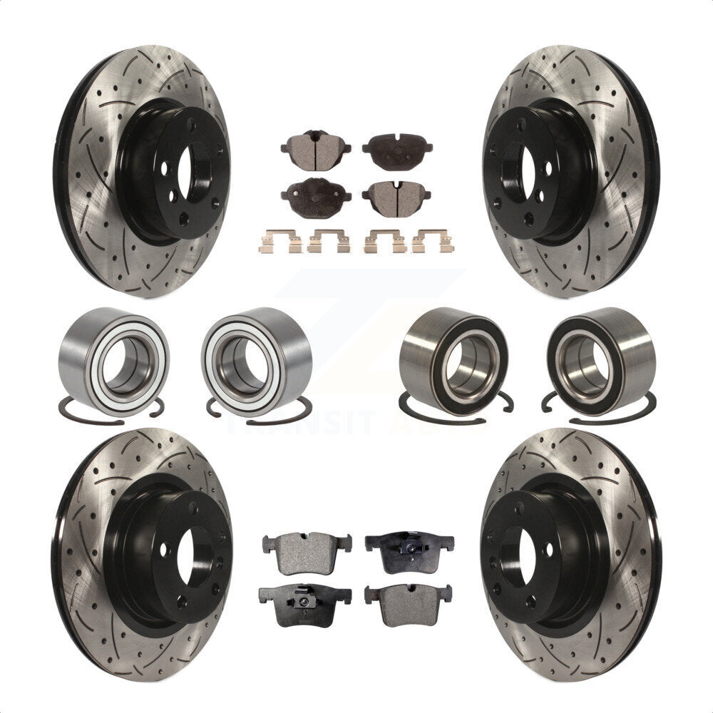 [Avant + Arrière] Kit de Roulement de roue pour BMW X3 KBB-107612 par Transit Auto