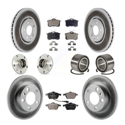 [Avant + Arrière] Kit de Roulement de roue pour 2007-2010 Volkswagen Beetle avec 288mm Diameter Rotor KBB-107619
