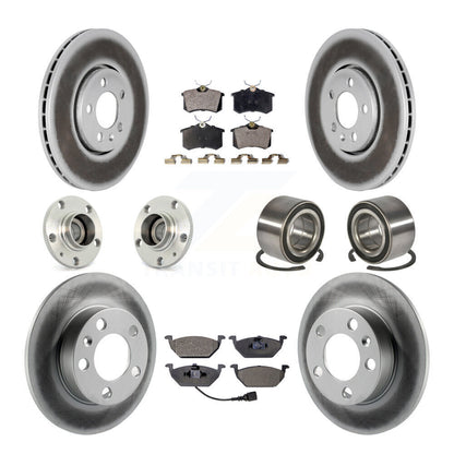[Avant + Arrière] Kit de Roulement de roue pour 2000-2001 Volkswagen Golf 2.0L avec 288mm Diameter Rotor KBB-107621
