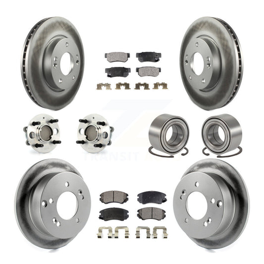 [Avant + Arrière] Kit de Roulement de roue pour 2005 Hyundai Sonata 4-Wheel ABS From 03 01 05 KBB-107646