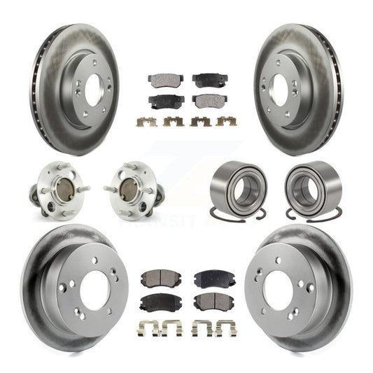 [Avant + Arrière] Kit de Roulement de roue pour 2005 Hyundai Sonata Non-ABS From 03 01 05 KBB-107651