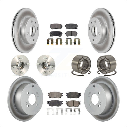 [Avant + Arrière] Kit de Roulement de roue pour 2006 Hyundai Accent Hatchback avec Non-ABS KBB-107656 par Transit Auto