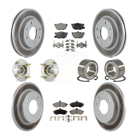 [Avant + Arrière] Kit de Roulement de roue pour Hyundai Elantra rear brakes avec 4-Wheel ABS KBB-107661
